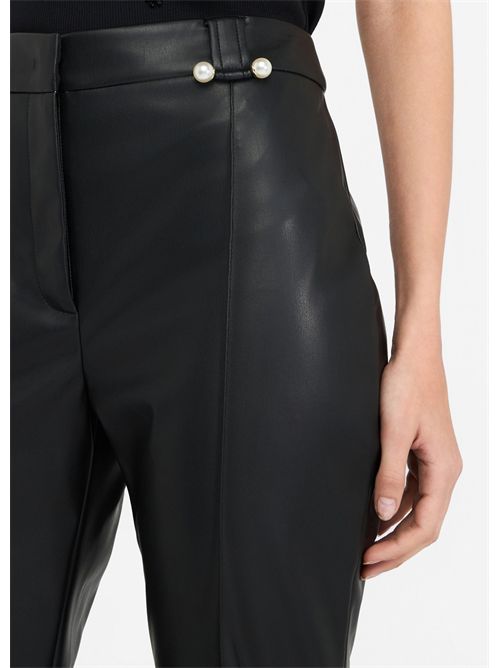 Pantaloni flare in tessuto spalmato LIU JO | CF5016E0624/22222